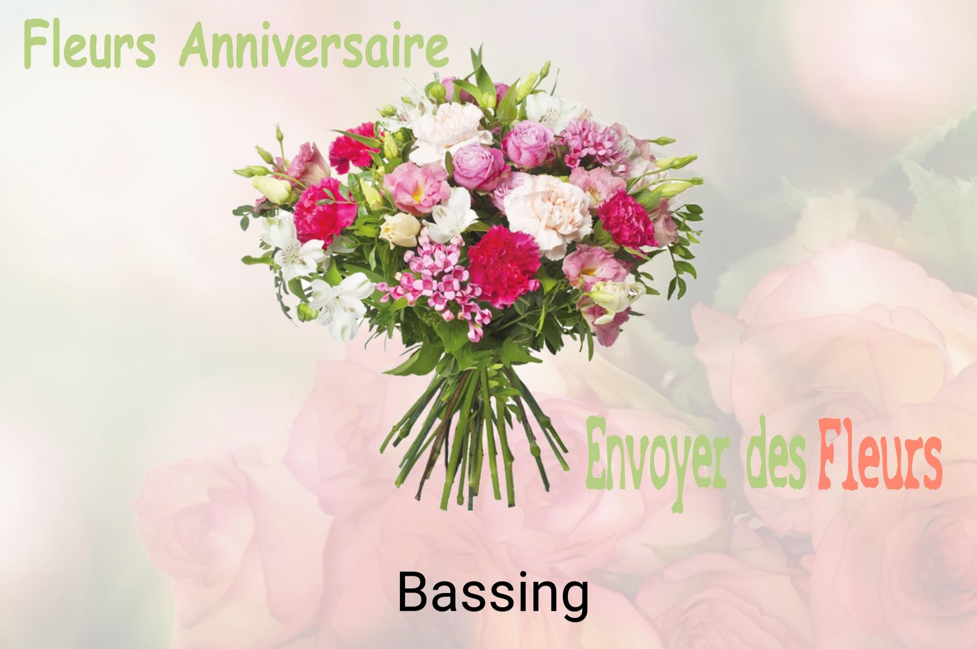 Bouquet de fleurs d’anniversaire livré à Bassing
