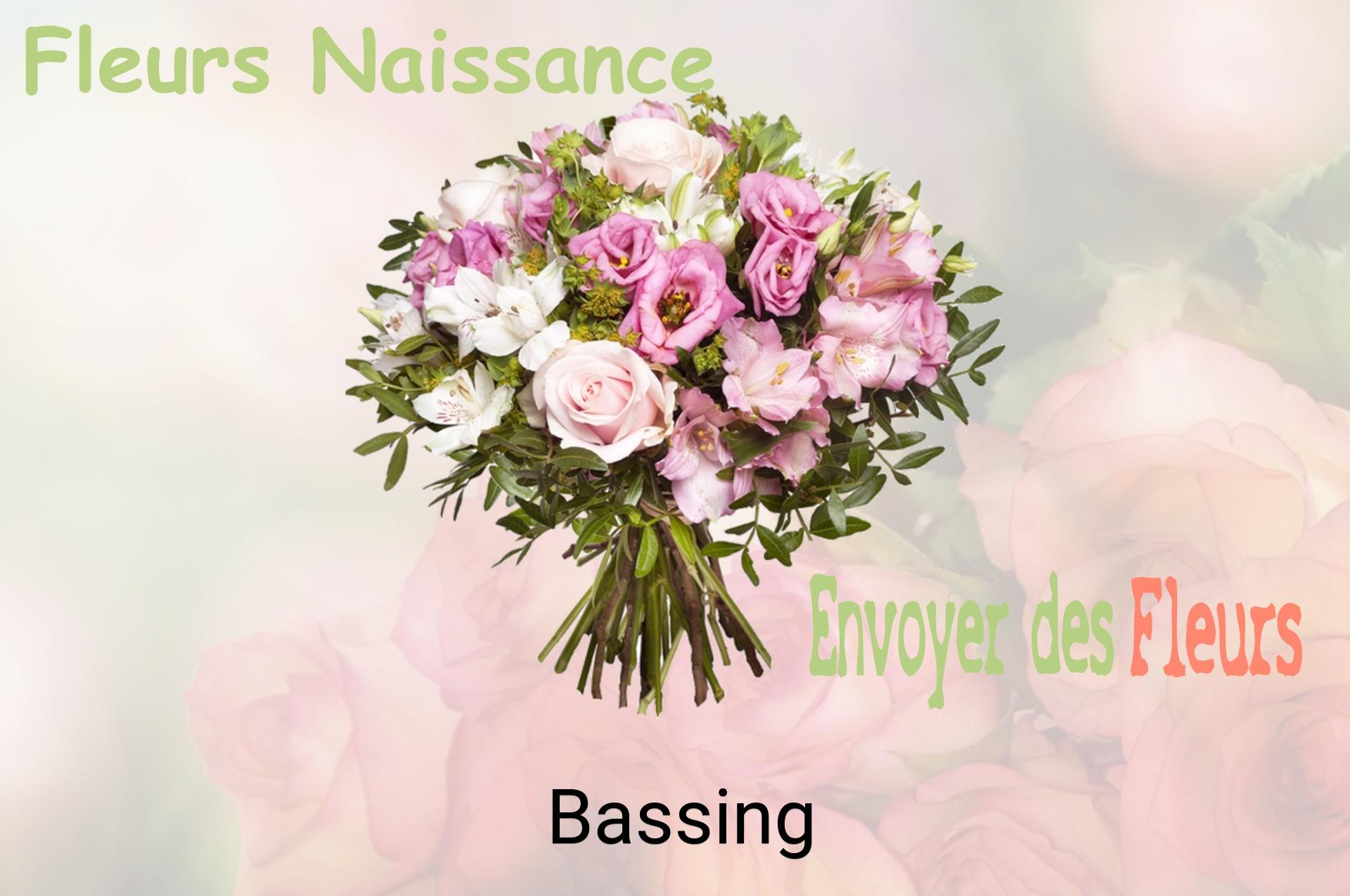 Bouquet de fleurs de naissance livré à Bassing
